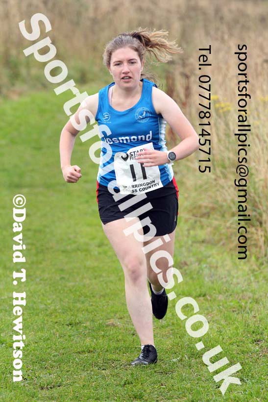 Senior Womens relay, 2021 Farringdon Open Cross Country, Sunderland . Photo: David T. Hewitson/Sports for All Pics